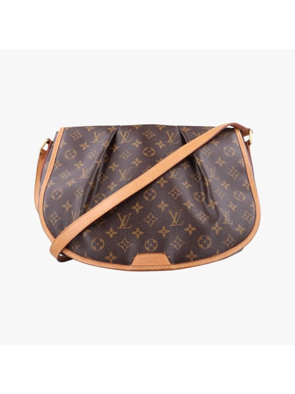 Louis Vuitton Menilmontant PM Monogram Brown Canvas